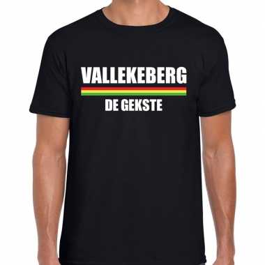Carnaval vallekeberg gekste zwart heren t-shirt kopen