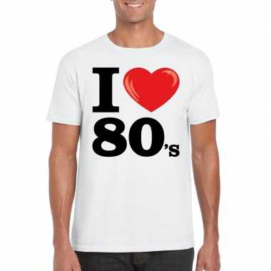 I love eighties wit heren t-shirt kopen