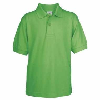 Polo groen kinderen casual modern t-shirt kopen