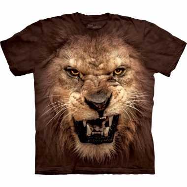The mountain leeuwen bruin t-shirt kopen