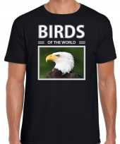 Amerikaanse zeearenden dieren foto birds of the world zwart heren t shirt