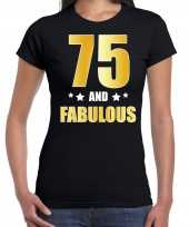 And fabulous verjaardag cadeau goud jaar zwart dames t-shirt 10232875