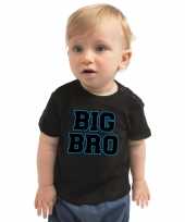 Big bro cadeau zwart peuter jongen aankodiging zwangerschap grote broer t-shirt