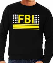 Fbi logo sweater zwart heren t-shirt
