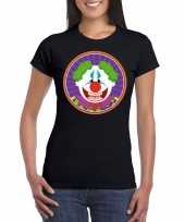 Halloween halloween horror clown zwart dames t-shirt