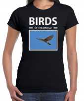 Havik roofvogels dieren foto birds of the world zwart dames t shirt