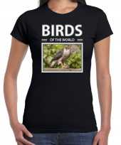 Haviks dieren foto birds of the world zwart dames t shirt