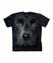 Honden zwarte labrador t-shirt