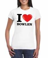 I love bowlen wit dames t-shirt