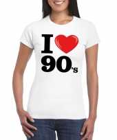 I love nineties wit dames t-shirt