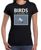 Jan gent vogels dieren foto birds of the world zwart dames t shirt