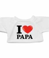 Knuffel kleding i love papa wit m clothies knuffel t-shirt
