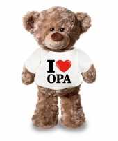 Knuffel teddybeer i love opa t-shirt 10147669