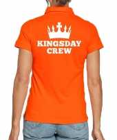 Koningsdag polo kingsday crew dames t-shirt