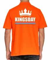 Koningsdag polo kingsday oranje heren t-shirt