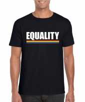 Lgb zwart equality heren t-shirt