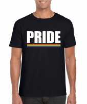 Lgb zwart pride heren t-shirt