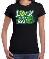 Luck of the irish st patricks day kostuum zwart dames t-shirt