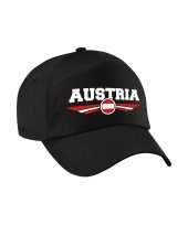 Oostenrijk austria landen pet baseball cap zwart volwassenen t-shirt