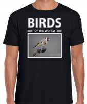 Putters dieren foto birds of the world zwart heren t-shirt