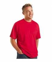 Rood grote maten xl t-shirt 10047293