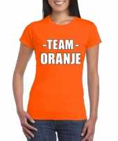 Sportdag team oranje dames t-shirt