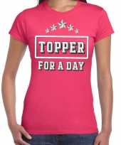 Topper for a day concert toppers fuchsia dames t-shirt