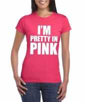 Toppers i am pretty pink roze dames t-shirt