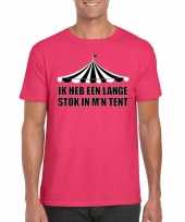 Toppers roze lange stok heren t-shirt