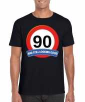 Verkeersbord jaar zwart volwassenen t-shirt 10107050